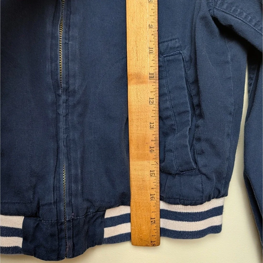 Polo Ralph Lauren New York Blue Bomber Jacket Conmar Zipper Youth‎ Size 4-5